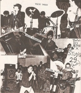 Toxic Shock and Whoom Elements photos from Studio 29 by Lynn X from Hymnal No 2 1982