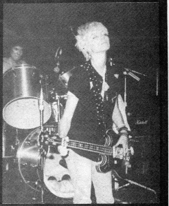 Unseen Force (Greta Brinkman of Moby, L7, Debbie Harry Band), Maximum RocknRoll, No. 44, 1986